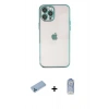MARSİLYAN™- iPhone 12 Pro Max Kılıf Vadi Minimal - Siyah Joko Magic 5D Cam + Shine Kamera Lens Koruma Cam - MI