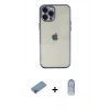 MARSİLYAN™- iPhone 12 Pro Max Kılıf Vadi Minimal - Siyah Joko Magic 5D Cam + Shine Kamera Lens Koruma Cam - PE