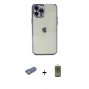 MARSİLYAN™- iPhone 12 Pro Max Kılıf Vadi Minimal - Siyah Joko Magic 5D Hayalet Cam + Renkli Kamera Lens Koruma Cam - YL