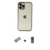 MARSİLYAN™- iPhone 12 Pro Max Kılıf Vadi Minimal - Siyah Joko Magic 5D Hayalet Cam + Shine Kamera Lens Koruma Cam - SABE