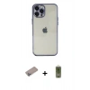 MARSİLYAN™- iPhone 12 Pro Max Kılıf Vadi Minimal - Siyah Joko Magic 5D Hayalet Cam + Shine Kamera Lens Koruma Cam - SABE