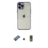 MARSİLYAN™- iPhone 12 Pro Max Kılıf Vadi Minimal - Siyah Joko Magic 5D Hayalet Cam + Shine Kamera Lens Koruma Cam - SH