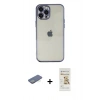 MARSİLYAN™- iPhone 12 Pro Max Kılıf Vadi Minimal - Siyah Mat Seramik Nano Ekran Koruyucu + Renkli Kamera Lens Koruma Cam - YL