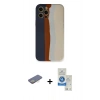 MARSİLYAN™- iPhone 12 Pro Max Kılıf Yadigar Çizgi - Şeffaf Royal Nano Ekran Koruyucu + Sarı Renkli Kamera Lens Koruma Cam