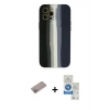 MARSİLYAN™- iPhone 12 Pro Max Kılıf Yadigar Çizgi - Şeffaf Royal Nano Ekran Koruyucu + Shine Kamera Lens Koruma Cam - SABE