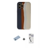 MARSİLYAN™- iPhone 12 Pro Max Kılıf Yadigar Çizgi - Şeffaf Uv Polymer Nano Ekran Koruyucu + Shine Kamera Lens Koruma Cam - MI