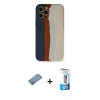 MARSİLYAN™- iPhone 12 Pro Max Kılıf Yadigar Çizgi - Siyah 5D Eko Cam Ekran Koruyucu + Shine Kamera Lens Koruma Cam - GS