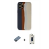 MARSİLYAN™- iPhone 12 Pro Max Kılıf Yadigar Çizgi - Siyah Bilvis Hayalet Cam Ekran Koruyucu + Shine Kamera Lens Koruma Cam - SH