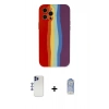 MARSİLYAN™- iPhone 12 Pro Max Kılıf Yadigar Çizgi - Siyah Joko Magic 5D Cam + Shine Kamera Lens - LT