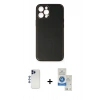 MARSİLYAN™- iPhone 12 Pro Max Kılıf Yadigar Klasik - Şeffaf Royal Nano Ekran Koruyucu + Shine Kamera Lens - LT