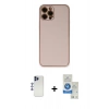MARSİLYAN™- iPhone 12 Pro Max Kılıf Yadigar Klasik - Şeffaf Royal Nano Ekran Koruyucu + Shine Kamera Lens - LT