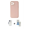 MARSİLYAN™- iPhone 12 Pro Max Kılıf Yadigar Klasik - Şeffaf Royal Nano Ekran Koruyucu + Shine Kamera Lens - LT