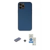 MARSİLYAN™- iPhone 12 Pro Max Kılıf Yadigar Klasik - Şeffaf Royal Nano Ekran Koruyucu + Renkli Kamera Lens Koruma Cam - MI