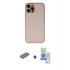 MARSİLYAN™- iPhone 12 Pro Max Kılıf Yadigar Klasik - Şeffaf Royal Nano Ekran Koruyucu + Renkli Kamera Lens Koruma Cam - MI
