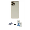 MARSİLYAN™- iPhone 12 Pro Max Kılıf Yadigar Klasik - Şeffaf Royal Nano Ekran Koruyucu + Renkli Kamera Lens Koruma Cam - MI