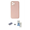 MARSİLYAN™- iPhone 12 Pro Max Kılıf Yadigar Klasik - Şeffaf Royal Nano Ekran Koruyucu + Renkli Kamera Lens Koruma Cam - MI