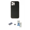MARSİLYAN™- iPhone 12 Pro Max Kılıf Yadigar Klasik - Şeffaf Royal Nano Ekran Koruyucu + Renkli Kamera Lens Koruma Cam - SI
