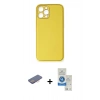 MARSİLYAN™- iPhone 12 Pro Max Kılıf Yadigar Klasik - Şeffaf Royal Nano Ekran Koruyucu + Renkli Kamera Lens Koruma Cam - PE