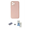 MARSİLYAN™- iPhone 12 Pro Max Kılıf Yadigar Klasik - Şeffaf Royal Nano Ekran Koruyucu + Renkli Kamera Lens Koruma Cam - PE