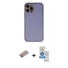 MARSİLYAN™- iPhone 12 Pro Max Kılıf Yadigar Klasik - Şeffaf Royal Nano Ekran Koruyucu + Shine Kamera Lens Koruma Cam - SABE