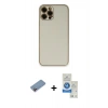 MARSİLYAN™- iPhone 12 Pro Max Kılıf Yadigar Klasik - Şeffaf Royal Nano Ekran Koruyucu + Shine Kamera Lens Koruma Cam - PE