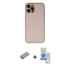 MARSİLYAN™- iPhone 12 Pro Max Kılıf Yadigar Klasik - Şeffaf Royal Nano Ekran Koruyucu + Shine Kamera Lens Koruma Cam - SABE