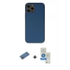 MARSİLYAN™- iPhone 12 Pro Max Kılıf Yadigar Klasik - Şeffaf Royal Nano Ekran Koruyucu + Shine Kamera Lens Koruma Cam - GD