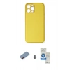 MARSİLYAN™- iPhone 12 Pro Max Kılıf Yadigar Klasik - Şeffaf Royal Nano Ekran Koruyucu + Shine Kamera Lens Koruma Cam - PE