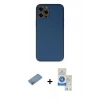 MARSİLYAN™- iPhone 12 Pro Max Kılıf Yadigar Klasik - Şeffaf Royal Nano Ekran Koruyucu + Shine Kamera Lens Koruma Cam - GS