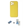 MARSİLYAN™- iPhone 12 Pro Max Kılıf Yadigar Klasik - Şeffaf Royal Nano Ekran Koruyucu + Shine Kamera Lens Koruma Cam - GD