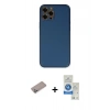 MARSİLYAN™- iPhone 12 Pro Max Kılıf Yadigar Klasik - Şeffaf Royal Nano Ekran Koruyucu + Shine Kamera Lens Koruma Cam - SABE