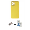 MARSİLYAN™- iPhone 12 Pro Max Kılıf Yadigar Klasik - Şeffaf Royal Nano Ekran Koruyucu + Shine Kamera Lens Koruma Cam - SABE