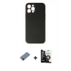MARSİLYAN™- iPhone 12 Pro Max Kılıf Yadigar Klasik - Şeffaf Temperli Cam Ekran Koruyucu + Metal Kamera Lens Koruma Cam - KI