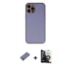 MARSİLYAN™- iPhone 12 Pro Max Kılıf Yadigar Klasik - Şeffaf Temperli Cam Ekran Koruyucu + Metal Kamera Lens Koruma Cam - GD