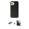 MARSİLYAN™- iPhone 12 Pro Max Kılıf Yadigar Klasik - Şeffaf Temperli Cam Ekran Koruyucu + Renkli Kamera Lens Koruma Cam - PE