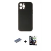 MARSİLYAN™- iPhone 12 Pro Max Kılıf Yadigar Klasik - Şeffaf Temperli Cam Ekran Koruyucu + Renkli Kamera Lens Koruma Cam - YL