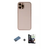 MARSİLYAN™- iPhone 12 Pro Max Kılıf Yadigar Klasik - Şeffaf Temperli Cam Ekran Koruyucu + Shine Kamera Lens Koruma Cam - GD