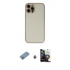 MARSİLYAN™- iPhone 12 Pro Max Kılıf Yadigar Klasik - Şeffaf Temperli Cam Ekran Koruyucu + Shine Kamera Lens Koruma Cam - GI
