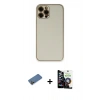 MARSİLYAN™- iPhone 12 Pro Max Kılıf Yadigar Klasik - Şeffaf Temperli Cam Ekran Koruyucu + Shine Kamera Lens Koruma Cam - GD