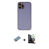 MARSİLYAN™- iPhone 12 Pro Max Kılıf Yadigar Klasik - Şeffaf Temperli Cam Ekran Koruyucu + Shine Kamera Lens Koruma Cam - GS