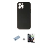 MARSİLYAN™- iPhone 12 Pro Max Kılıf Yadigar Klasik - Şeffaf Temperli Cam Ekran Koruyucu + Shine Kamera Lens Koruma Cam - MI