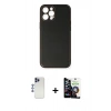 MARSİLYAN™- iPhone 12 Pro Max Kılıf Yadigar Klasik - Şeffaf Temperli Cam Ekran Koruyucu + Shine Kamera Lens - LT