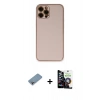 MARSİLYAN™- iPhone 12 Pro Max Kılıf Yadigar Klasik - Şeffaf Temperli Cam Ekran Koruyucu + Shine Kamera Lens Koruma Cam - GI