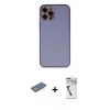 MARSİLYAN™- iPhone 12 Pro Max Kılıf Yadigar Klasik - Şeffaf Uv Polymer Nano Ekran Koruyucu + Renkli Kamera Lens Koruma Cam - YL