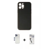 MARSİLYAN™- iPhone 12 Pro Max Kılıf Yadigar Klasik - Şeffaf Uv Polymer Nano Ekran Koruyucu + Shine Kamera Lens - LT