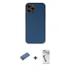 MARSİLYAN™- iPhone 12 Pro Max Kılıf Yadigar Klasik - Şeffaf Uv Polymer Nano Ekran Koruyucu + Shine Kamera Lens Koruma Cam - GD