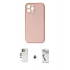 MARSİLYAN™- iPhone 12 Pro Max Kılıf Yadigar Klasik - Şeffaf Uv Polymer Nano Ekran Koruyucu + Shine Kamera Lens - GD