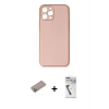 MARSİLYAN™- iPhone 12 Pro Max Kılıf Yadigar Klasik - Şeffaf Uv Polymer Nano Ekran Koruyucu + Shine Kamera Lens Koruma Cam - SABE