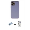 MARSİLYAN™- iPhone 12 Pro Max Kılıf Yadigar Klasik - Şeffaf Uv Polymer Nano Ekran Koruyucu + Shine Kamera Lens Koruma Cam - MI