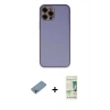 MARSİLYAN™- iPhone 12 Pro Max Kılıf Yadigar Klasik - Siyah 20D Premium Cam Ekran Koruyucu + Shine Kamera Lens Koruma Cam - GI